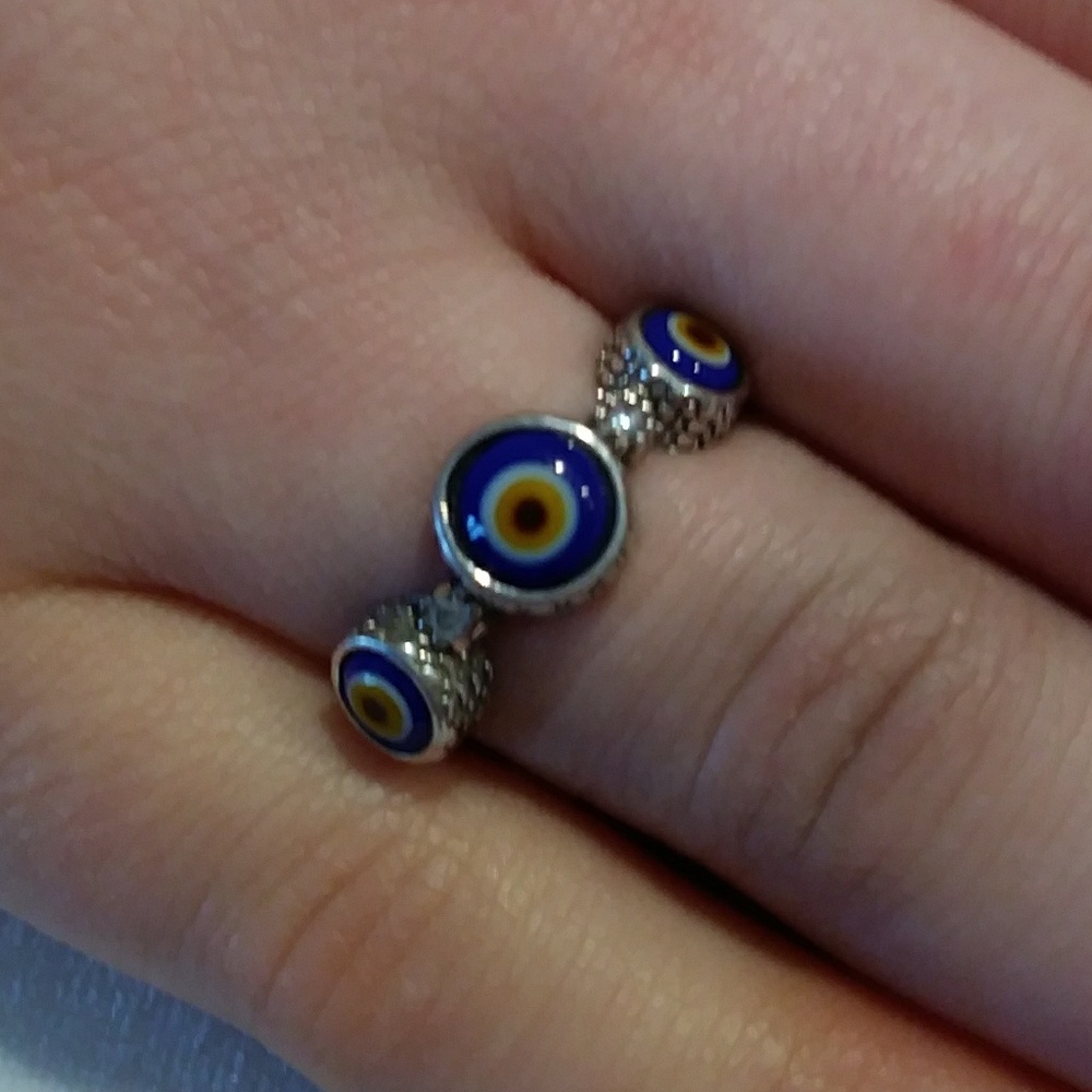 Sterling Silver with Multi Color Beads
